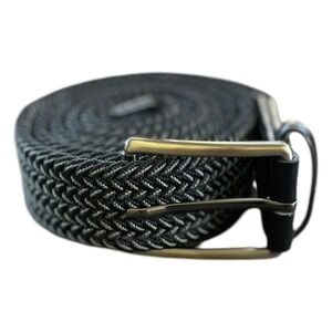 Belt Size XL 42-44 Braided Elastic Stretch Weave Fabric Woven Golf Belt 1-3/8" W